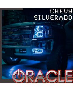 2007-2013 SIlverado SMD Blue Halo Kit for Foglights (1234-002) by Oracle Lighting®