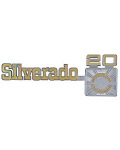 1975-1980 Chevrolet Silverado 20 Front Fender Emblem