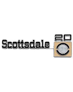 1975-1980 GM Truck Scottsdale 20 Front Fender Emblem