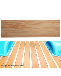 1954-1955E Chevy-GMC Truck Bed Floor Wood-Pine, Stepside Longbed-Drilled
