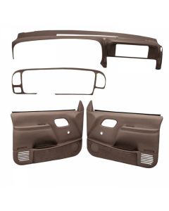 1997-2000 Chevy-GMC Truck Interior Accessories Kit-Dash Cover, Instrument Panel Cover And Door Panels-No Power