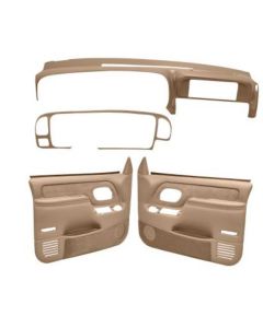 1997-2000 Chevy-GMC Truck Interior Accessories Kit-Dash Cover, Instrument Panel Cover And Door Panels-Full Power