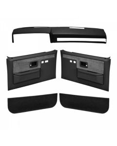 1981-1987 Chevy-GMC Truck Interior Accessories Kit-Dash Cover And Door Panels-Power Windows And Power Locks