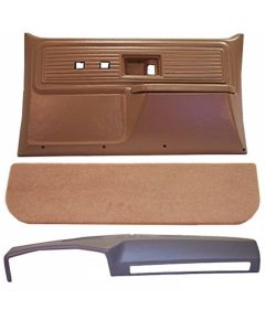 1977-1980 Chevy-GMC Truck Interior Accessories Kit-Dash Cover And Door Panels-Power Windows And Manual Locks