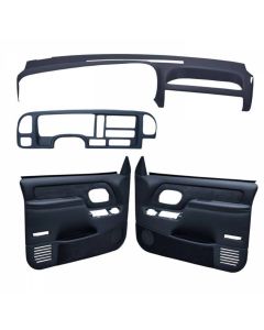 1995-1996 Chevy-GMC Truck Interior Accessories Kit-Dash Cover, Instrument Panel Cover And Door Panels-Full Power