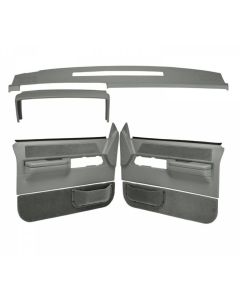 1988-1994 Chevy-GMC Truck Interior Accessories Kit-Dash Cover, Instrument Panel Cover And Door Panels With Map Pocket-Full Power