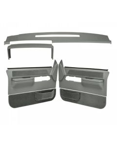 1988-1994 Chevy-GMC Truck Interior Accessories Kit-Dash Cover, Instrument Panel Cover And Door Panels With Map Pocket-No Power