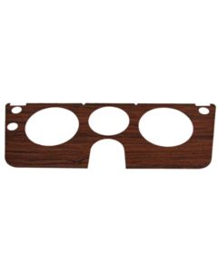 1967-1972 Chevy-GMC Truck Instrument Panel Bezel Woodgrain Applique For Panel Without Gauges, With Manual Choke