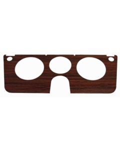 1967-1972 Chevy-GMC Truck Instrument Panel Bezel Woodgrain Applique For Panel Without Gauges, Without Manual Choke