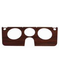 1967-1972 Chevy-GMC Truck Instrument Panel Bezel Woodgrain Applique For Panel Without Gauges, Without Manual Choke