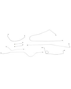 1960-1962 Chevy-GMC Truck 2wd & 4wd Manual Drum Brake Line Set 8pc, 1/2 ton, Longbed, Stainless Steel