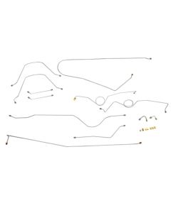 1960-1962 Chevy-GMC Truck 2WD 1/2-Ton Standard Cab Shortbed Power Disc Conversion Brake Line Set 11pc, OE Steel
