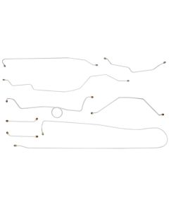 1965 Chevy-GMC Truck 2WD 1/2-Ton Standard Cab Shortbed Manual Drum Brake Line Set 8pc, Stainless Steel