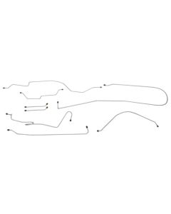 1966 Chevy-GMC Truck 2wd Manual Drum Brake Line Set 8pc, 1/2 ton, Shortbed, Stainless Steel
