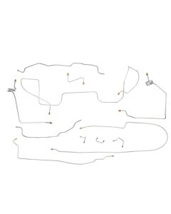 1988 Chevy-GMC Truck 4WD 1/2-Ton Std. Cab Longbed Power Disc Brake Line Set 11pc, Stainless
