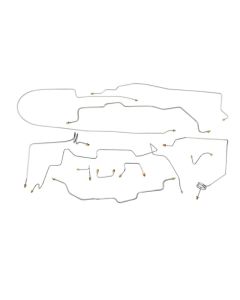 1988 Chevy-GMC Truck 4WD 3/4-Ton Std. Cab Longbed Power Disc Complete Brake Line Set 11pc, OE Steel