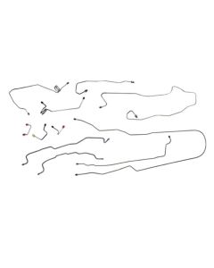 1988-89 Chevy-GMC Truck 2WD 3/4-Ton Ext. Cab Longbed Power Disc Complete Brake Line Set 11pc, Stainless