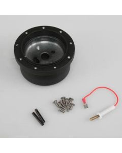 1949-1966 Chevy-GMC Truck Lecarra Nine Bolt  Steering Wheel Adapter Billet Aluminum-Black