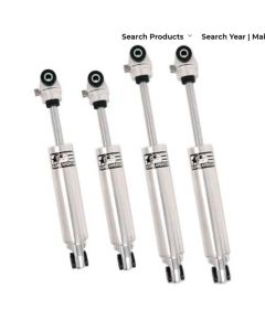 1963-1987 Chevy-GMC Front And Rear Shock Absorber Kit, TrueLine, Single Adjustable-Lowered Height, Half-Ton 2WD With Rear Leaf Springs