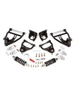 1963-1987 Chevy-GMC Front Coilover Conversion Kit With Upper And Lower Control Arms, 750lb Spring Rate, Half-Ton 2WD, Big Block