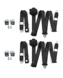 1988-1998 Chevy-GMC Truck Three Point Seat Belt, Retractable, With Bracketry-Bucket Seat
