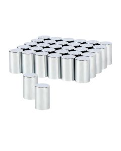 1999-2018 Silverado-Sierra 2500/3500 Chrome Cylinder Hubcap Nut Covers