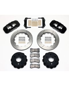 1999-2018 Silverado 1500-Sierra 1500 Wilwood AERO4 Rear Brake Kit, 6 Lug-4 Piston Black Calipers, 14.25" Rotors
