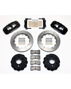 2001-2007C Silverado 1500-Sierra 1500 Wilwood AERO4 Rear Brake Kit, 6 Lug-4 Piston Black Calipers, 14.25" Rotors
