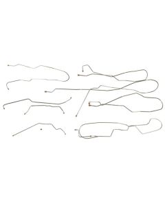 1999-2008 Chevy-GMC Truck -Cab and Chassis With Under Cab ABS- Std. Cab 2wd & 4wd 3/4, 1-Ton Dually Brake Line Kit 9pc, Stainless Steel