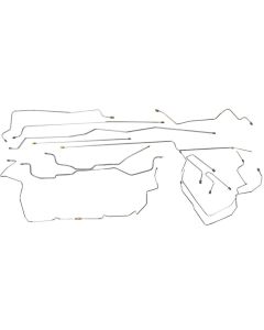 1995-1998 Chevy-GMC Truck 4WD 1/2-Ton Std. Cab Shortbed Anti-Lock Power Disc Brake Set 17pc, Stainless Steel