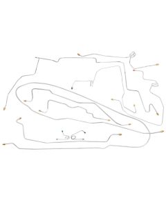 1995-1998 Chevy-GMC Truck 4WD 1-Ton Crew Cab Longbed Dually Anti-Lock Power Disc Set 10pc, Stainless Steel