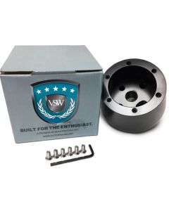 1960-1973 Chevy-GMC Truck Volante  6 Bolt  Hub Adapter, Black-Titl/Non Tilt
