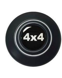 1947-1978 Chevy-GMC Truck Steering Wheel Horn Cap Retro OE Series With 4x4 Emblem-Satin Black