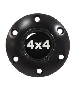 1947-2002 Chevy- GMC Truck Steering Wheel Horn Cap, S6 With 4x4 Emblem-Black