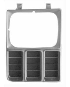 1981-1982 Chevy Truck-Suburban-Blazer Headlight Bezel, Single Square Headlight- Right