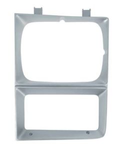 1983-1984 Chevy Truck Headlight Bezel, Single Headlight Without Chrome Grille, Argent-Left