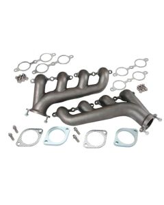 Chevy-GMC Truck Rear Dump Cast Iron LS/Vortec Exhaust Manifolds, Raw