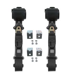 1955-1959 Chevy-GMC Truck Three Point Seat Belt, Retractable, With Bracketry-Bucket Seat
