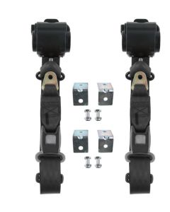 1973-1987 Chevy-GMC Truck C/K Three Point Seat Belt, Retractable, With Bracketry-Bucket Seat
