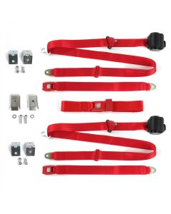 Seat Belt 3Pt Retr Std Bench Red 73-87