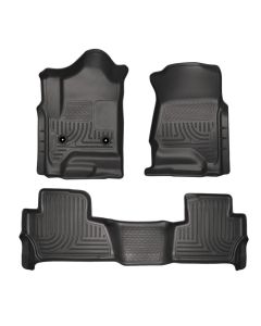 2015-2020 Tahoe-Yukon Husky Liners(r) WeatherBeater(tm) Floor Liners-First And Second Row, Black
