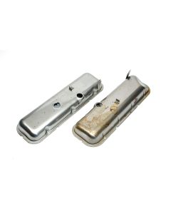 Chevelle Valve Covers, Plain, OE Style, Big Block With Power Brakes,1965-1972