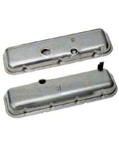 Chevelle Valve Covers, Big Block, Unpainted, For Cars Without Power Brakes, 1964-1972
