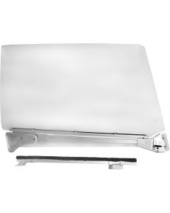 Chevelle Door Glass Assembly, Clear, Left, 2-Door Coupe, 1966-1967