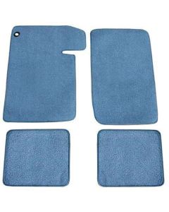 Chevelle Floor Mats, Red, 4-Piece Set, 80/20 Loop, ACC, 1964-1967