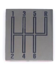 Chevelle Shift Indicator Plate, Console, 6-Speed, 1966-1967