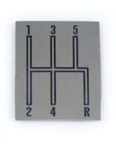 1966-1967 Chevelle Shift Indicator Plate, Console, 5-Speed