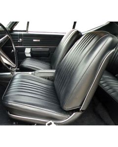 PUI Chevelle Front Seat Covers, Bucket, Coupe & Chevelle, 1968