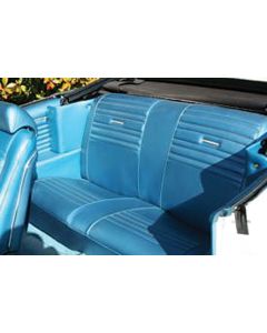 PUI Chevelle Rear Seat Covers, Bench, Convertible, 1967