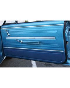 PUI Chevelle Door Panels, Front, Coupe & Convertible, Gold Edition, 1966